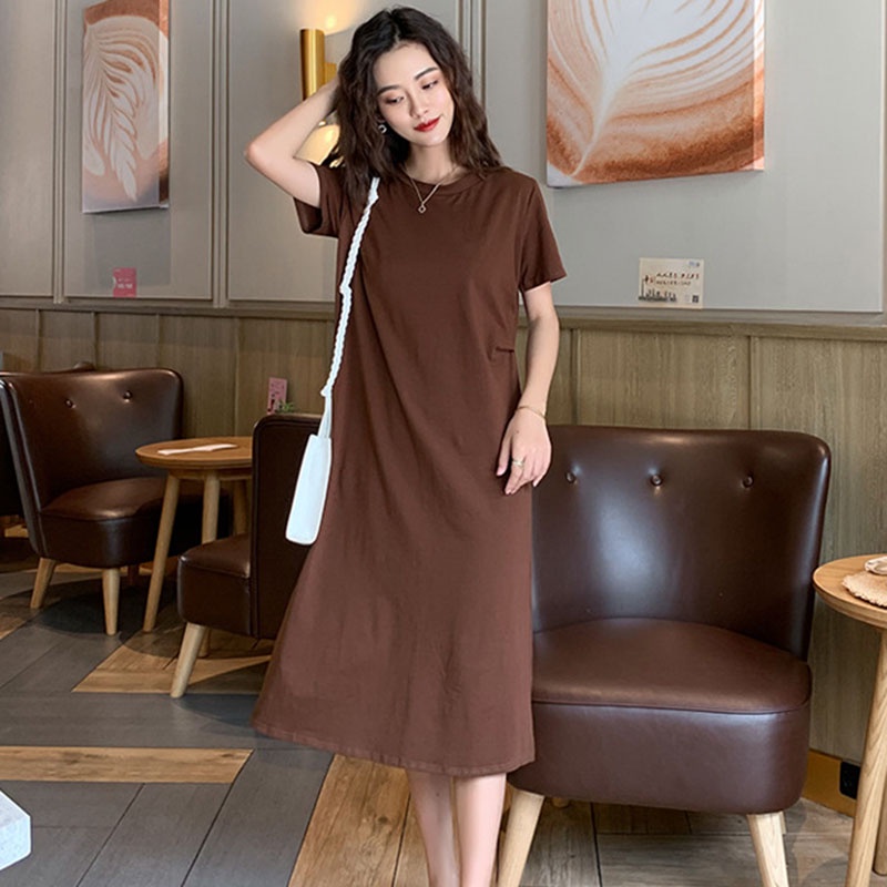 Đầm dài qua gối IELGY dáng suông thời trang cho nữ