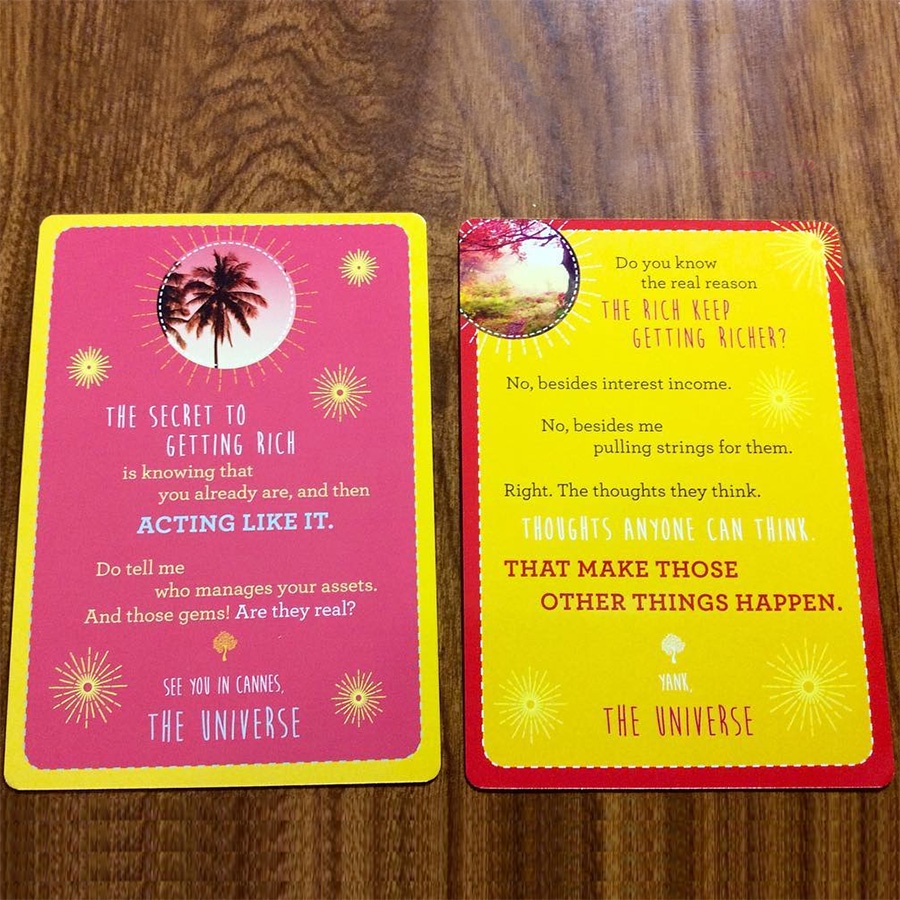 Bộ Bài Notes from the Universe on Abundance Cards (Mystic House Tarot Shop) - Bài Gốc Authentic Chính Hãng 100%