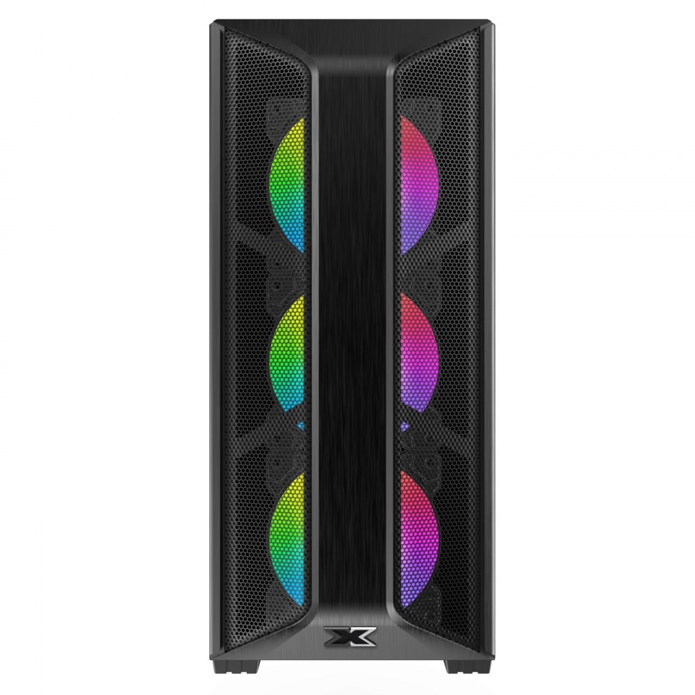 Case máy tính XIGMATEK TRIO 3FC (EN45686) - GAMING ATX, KÈM 03 FAN XIGMATEK X20C RGB