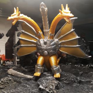 Mô hình đồ chơi khủng long Godzilla. Mecha-king Ghidorah 1992.