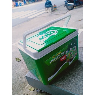 THÙNG ĐÁ 24 LÍT QUÀ Tặng milo và cocacola