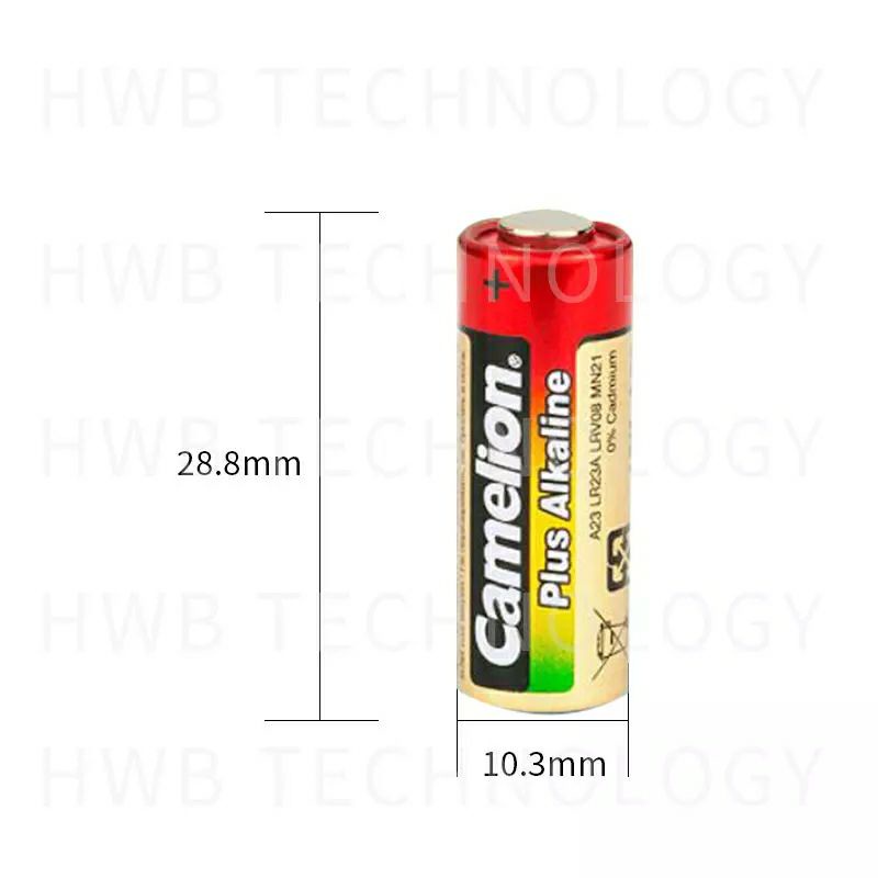 Vỉ 5 viên pin 12v A27 Camelion thay khiển cửa cuốn , pin chuông cửa