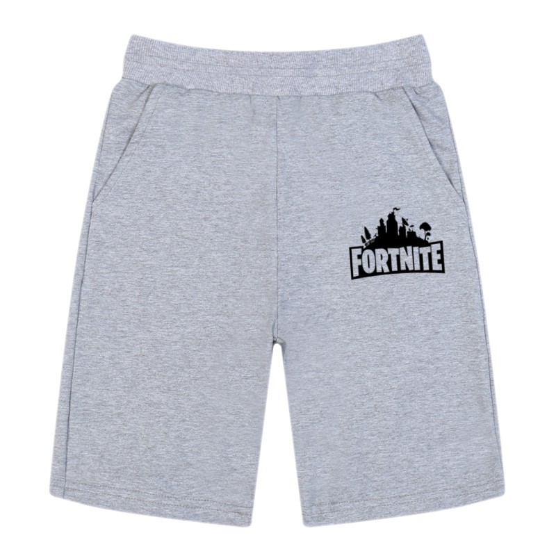 Quần Short Cotton In Hình Game Fortnite Cá Tính Cho Bé Trai