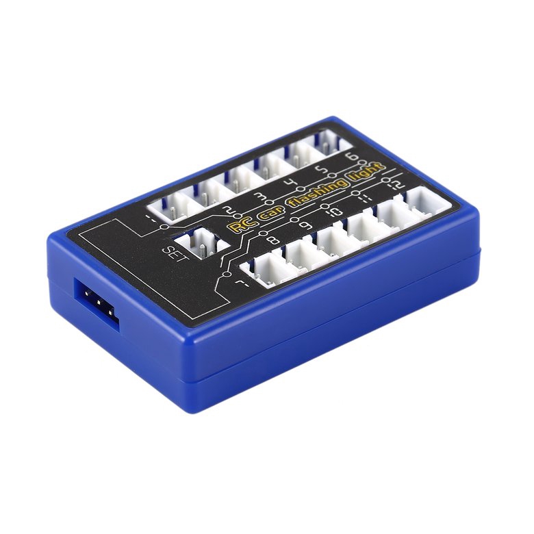 Bộ đèn LED nhấp nháy 12 bóng cho ô tô RC 1/10 1/8 RC HSP CC01 SCX10