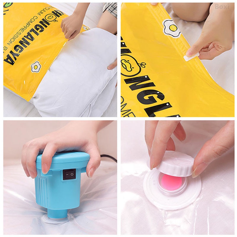 Túi hút chân không bảo quản quần áo - Tiết kiệm đến 70% không gian tủ 88325