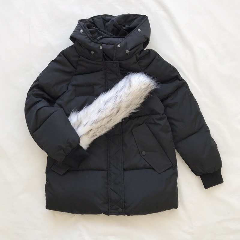 Áo Khoác Phao Nữ Dáng Lửng Mũ Lông hàng Quảng Châu hot trend 2021- dáng lửng | BigBuy360 - bigbuy360.vn