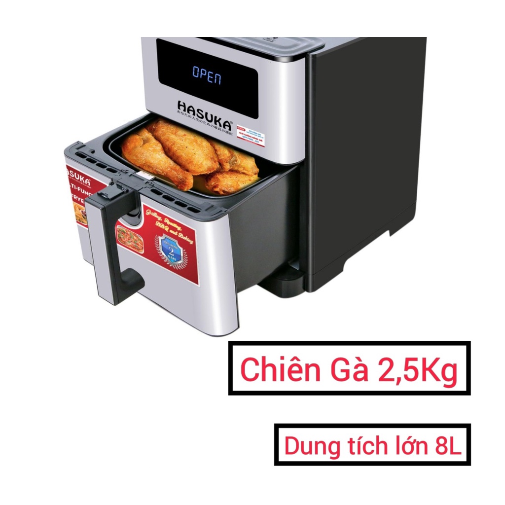 NỒI CHIÊN KHÔNG DẦU HASUKA HSK-399 - Hàng Chính Hãng