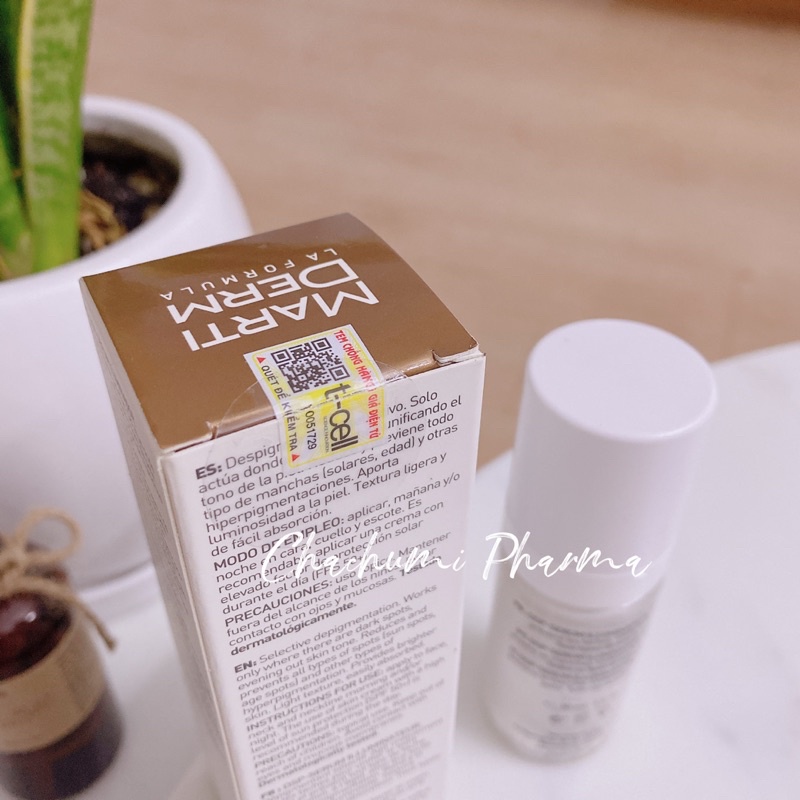 Tinh chất làm sáng da, mờ thâm martiderm pigment zero dsp serum illuminator