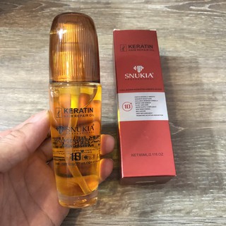 Serum tinh dầu dưỡng phục hồi tóc mềm mượt keraplex snukia 60ml