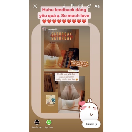 Đèn Ngủ Trang Trí Decor Loại 1 đế gốm Lynx Home phong cách Hàn Quốc dễ thương