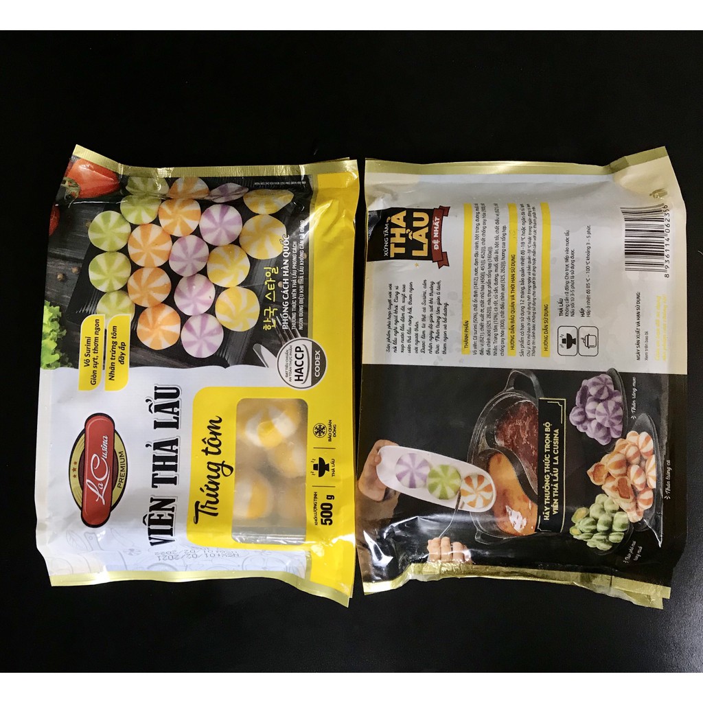 Viên thả lẩu bánh bao trứng tôm/ nhím biển viên vàng dùng nhúng lẩu, xiên que, chiên, hấp, nấu, xào | BigBuy360 - bigbuy360.vn