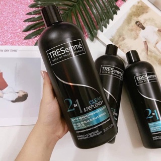Dầu gội & xả TREsemme 2 in 1 Clean & Replenish - Mỹ - 828ml
