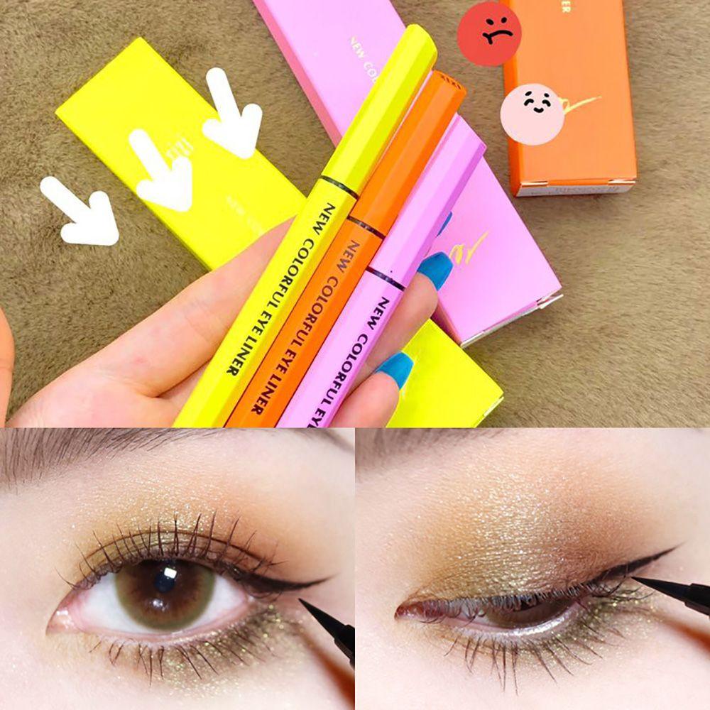 Bút Kẻ Mắt Màu Đen Nhanh Khô Chống Thấm Nước Và Mồ Hôi Trang Điểm Mượt Mà