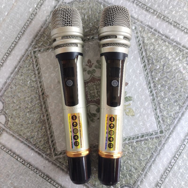 1 Cặp Micro UHF Kim Loại Cao Cấp Cho Loa Kéo UGX 21