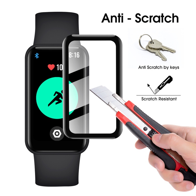 1 Miếng Dán Màn Hình Cong PMMA Bảo Vệ Toàn Diện Cho Redmi Smart Band Pro / Redmi Smart Band Pro
