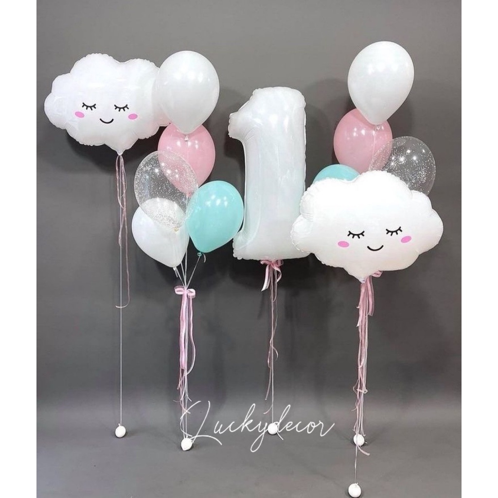 Bóng bay hình đám mây Style Korea kích thước 75x61cm SK01