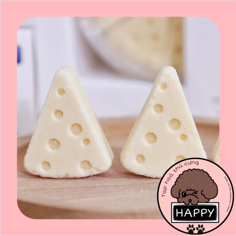 [Hộp 16 miếng] Phô mai Monbab sữa non nguyên chất cho chó mèo thú cưng hộp 210gr - Tạp Hoá Thú Cưng Happy