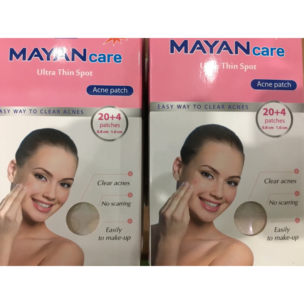 Miếng Dán Mụn Mayan Care 20 Miếng