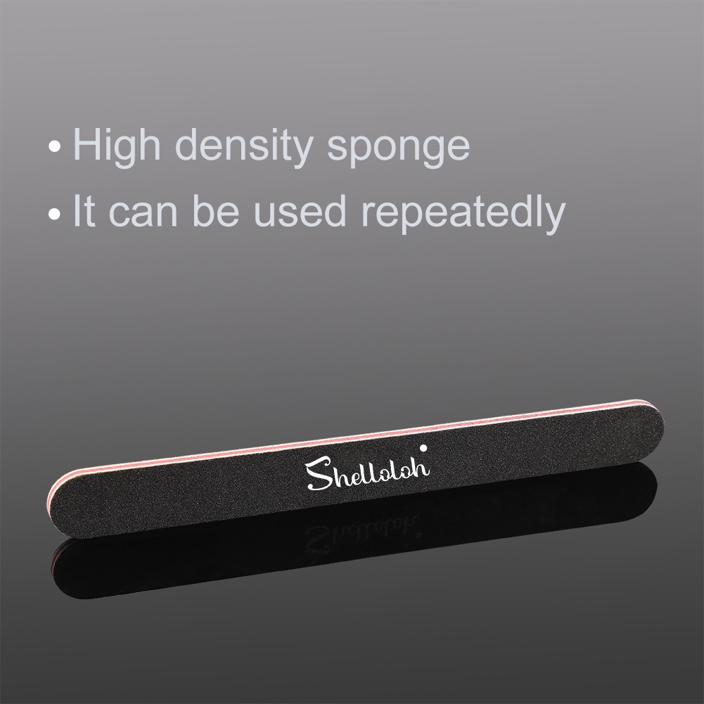 [Hàng mới về] Dũa móng màu đen dày/mỏng tiện dụng khi làm móng chất lượng cao