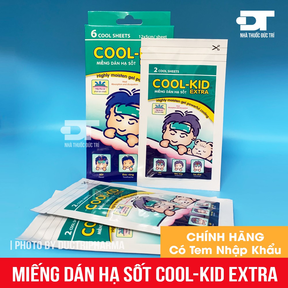 Miếng dán hạ sốt COOL-KID EXTRA - [ Quầy Thuốc Bảo Lâm ] -[Chính Hãng]