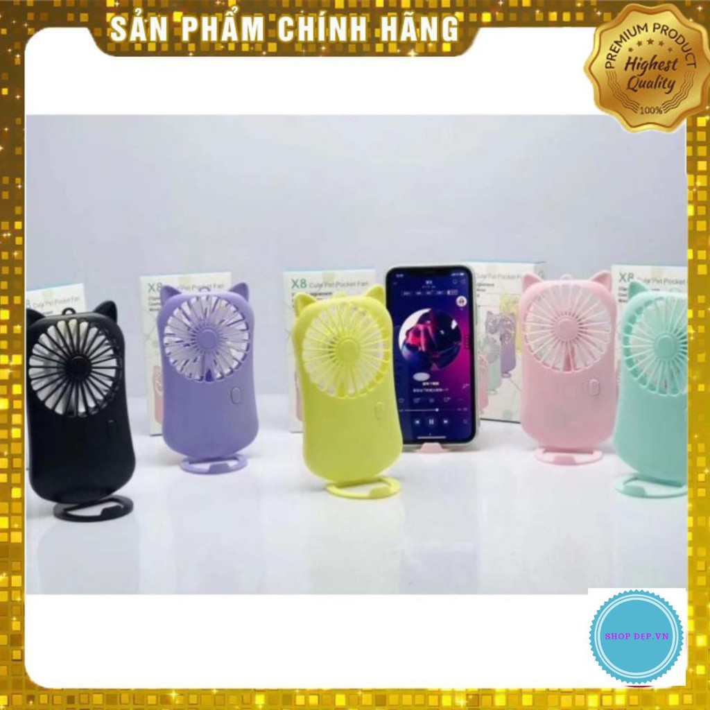 [ Mẫu Mới 2020] Quạt tích điện mini cầm tay