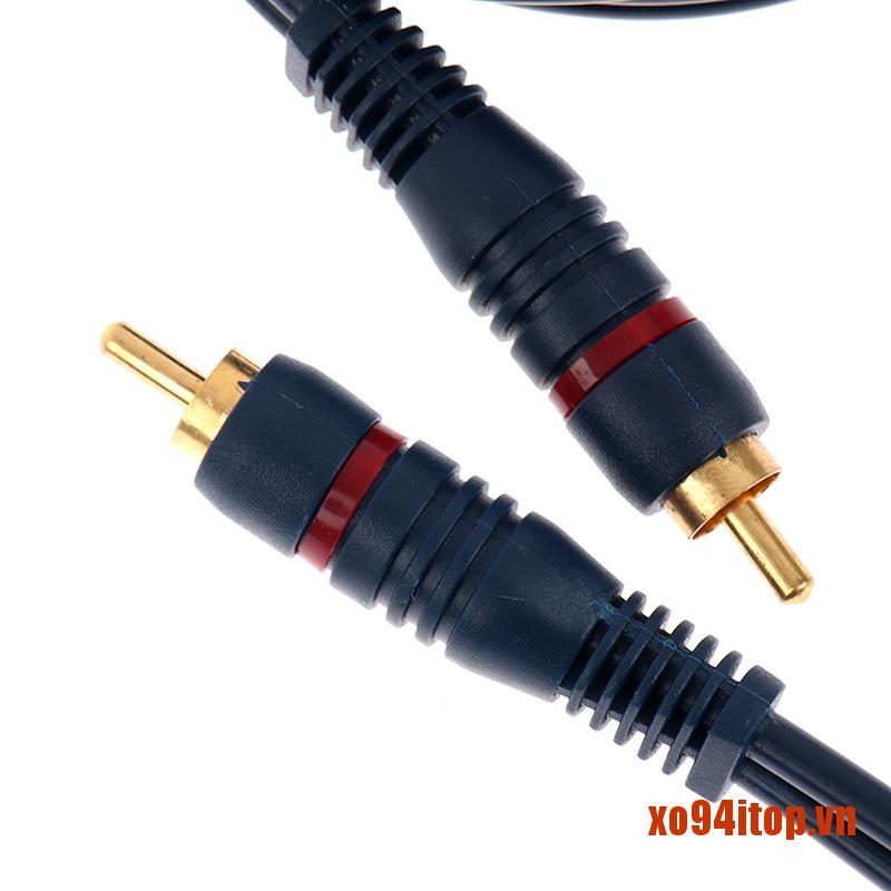 Dây Cáp Âm Thanh Chia 2 Cổng Rca Sang 1 Rca