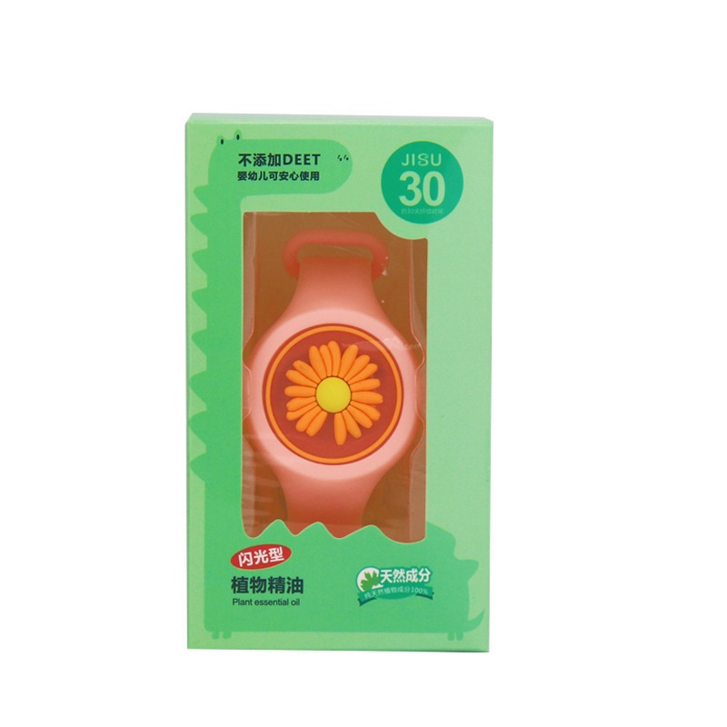 Dây đồng hồ đeo tay chống muỗi có đèn LED phát sáng cho bé