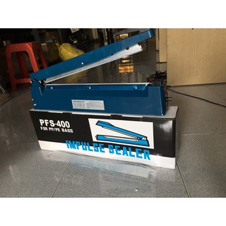 Máy hàn dập tay PFS 400, máy hàn miệng túi nilong, máy hàn dập tay loại 400mm
