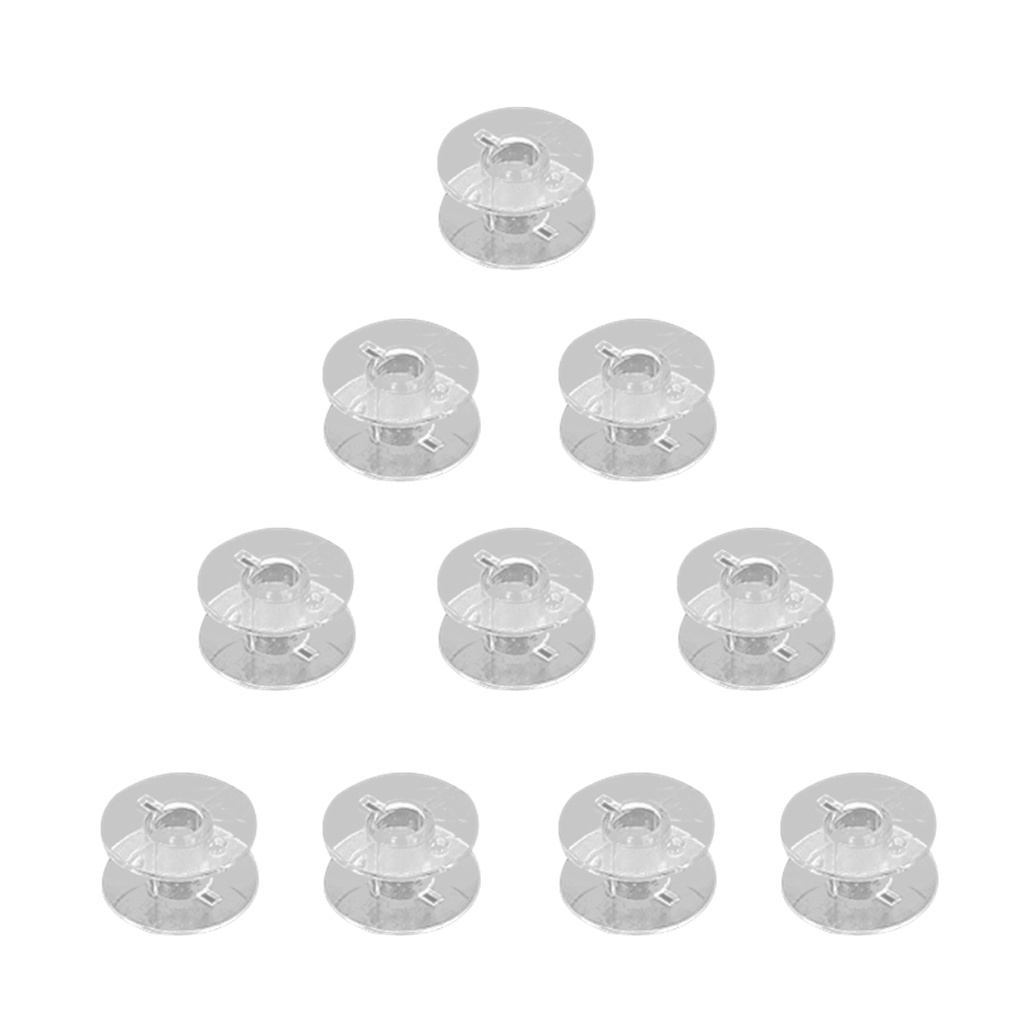 Set 25 suốt chỉ bằng nhựa PC trong suốt chất lượng cao cao máy may