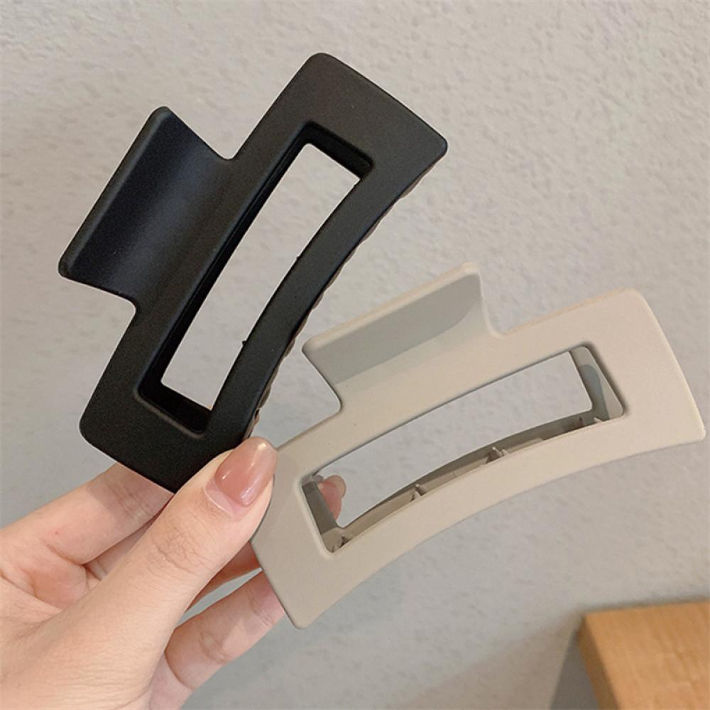 Kẹp Tóc Hình Vuông Cỡ Lớn Phong Cách Vintage Thời Trang Cho Nữ X7Z3