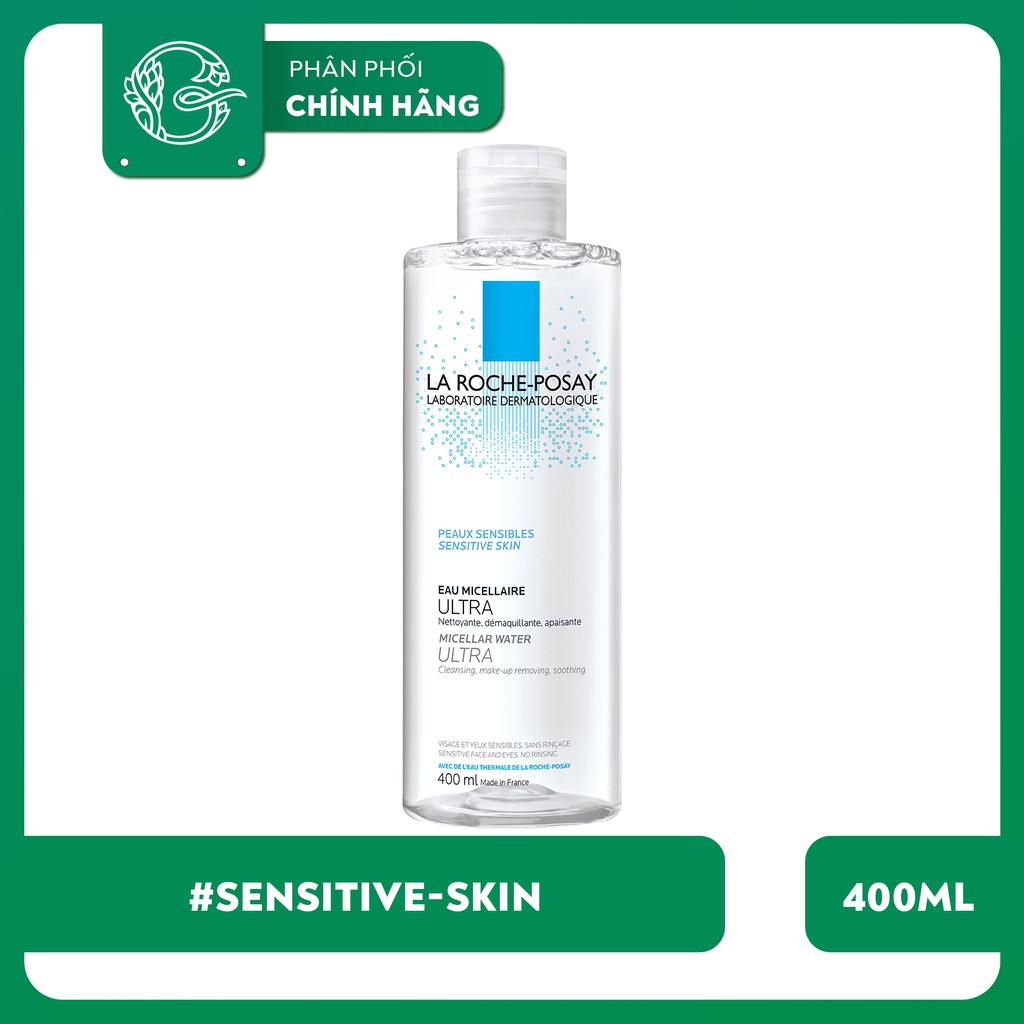 Nước Tẩy Trang La Roche-Posay Micellar Water Ultra - Sensitive Skin 100ml