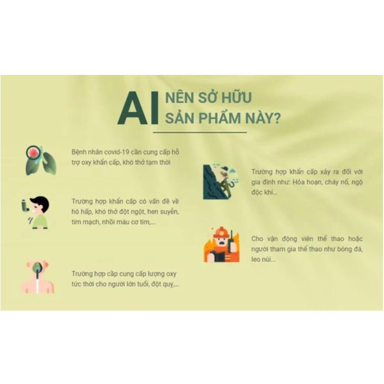 Bình Oxy Mini Dùng Khẩn Cấp 180 Lần Thở, Tặng Kèm Mặt Nạ Thở Oxy Tiệt Trùng, Oxy Tinh Khiết 99.99%.