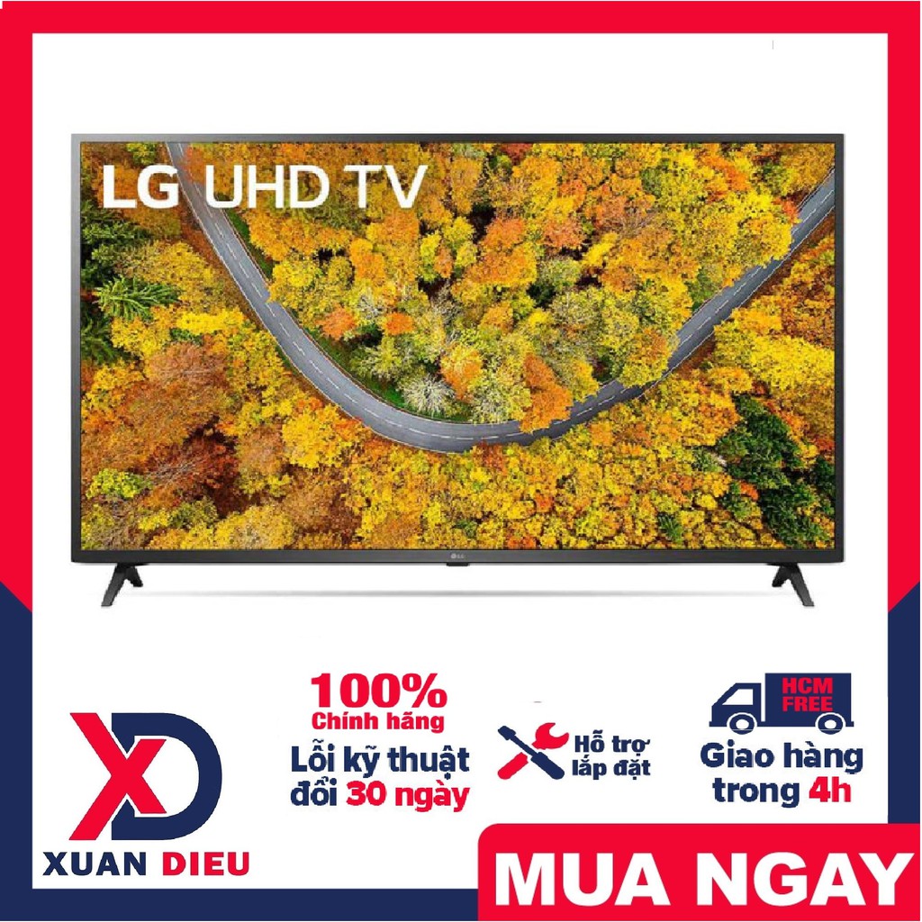 Smart Tivi LG 4K 50 inch 50UP7550PTC Mới 2021 Độ tương phản cao, màu sắc rực rỡ và chi tiết chính xác với 4K Active HDR