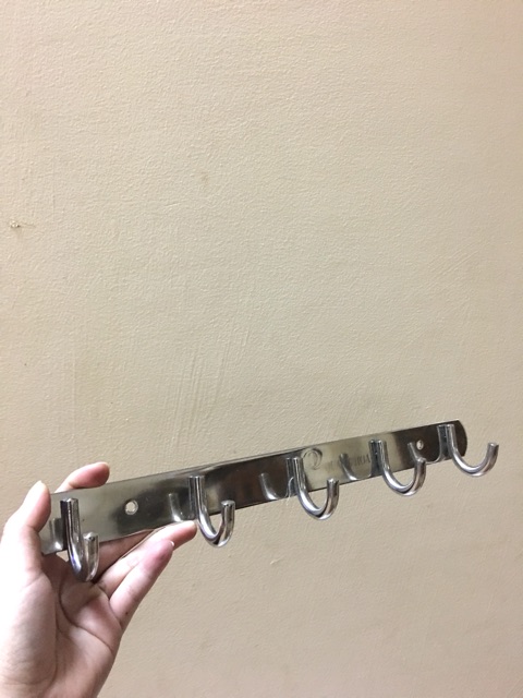 Mắc áo inox 5, 7 khuyên