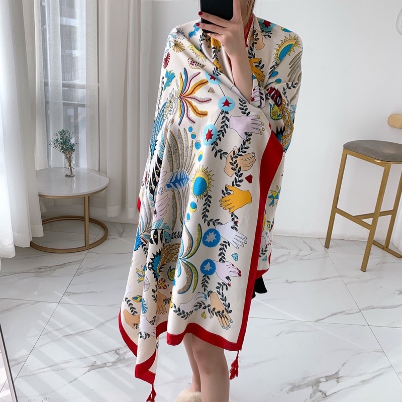 [Hàng Loại 1] Khăn Du Lịch Đi Biển Hoạ Tiết Phong Cách Boho Hoang Dã