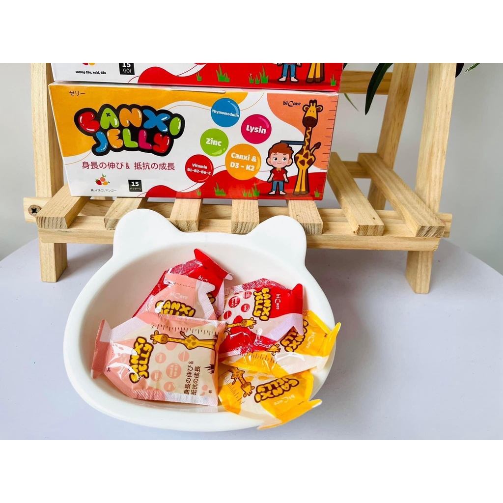 Thạch dinh dưỡng CANXI JELLY Bicare tăng chiều cao, tăng sức đề kháng, ăn ngon cho bé