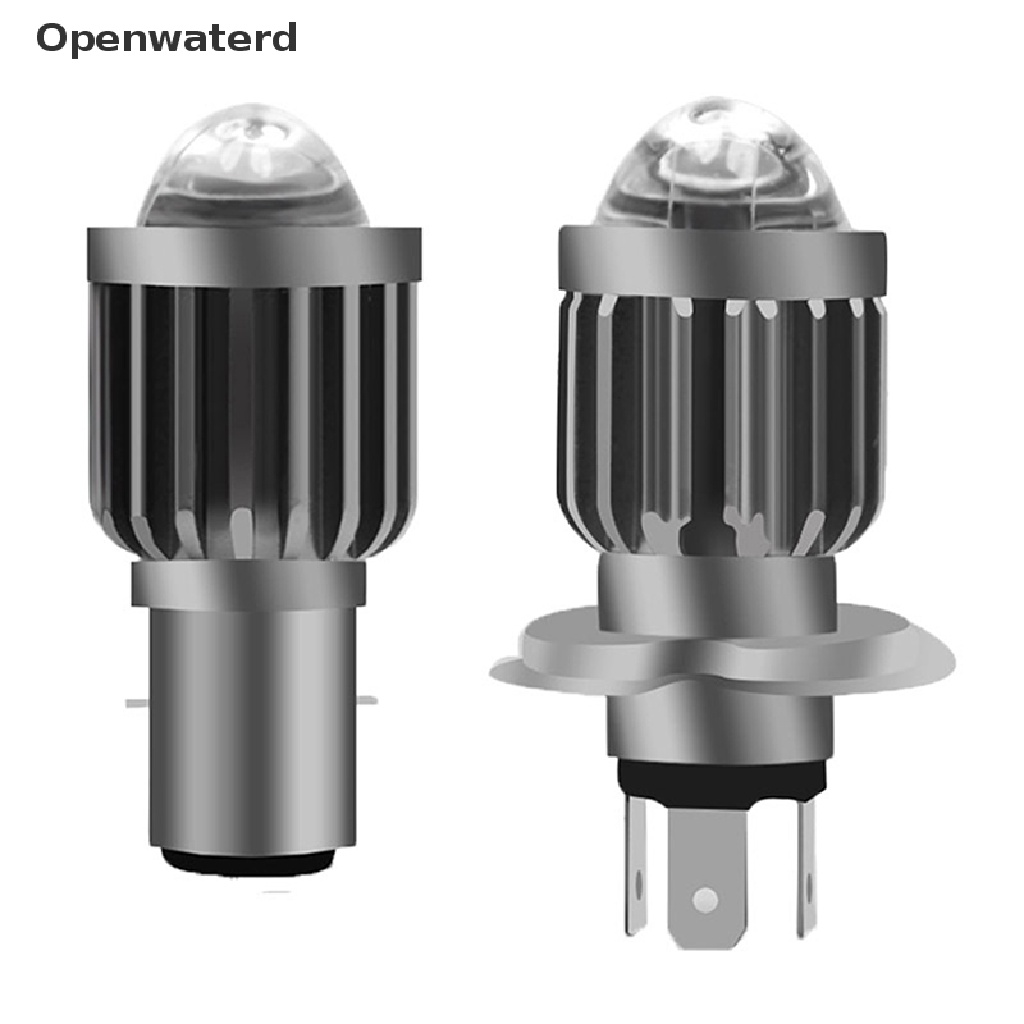 Bóng đèn pha H4 LED H6 BA20D ánh sáng trắng/vàng cho xe máy