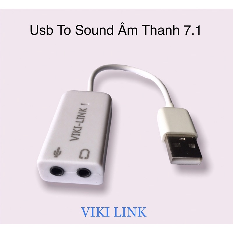 Dây chuyển usb sang âm thanh có dây - Cáp chuyển đổi USB ra âm thanh cổng 3.5