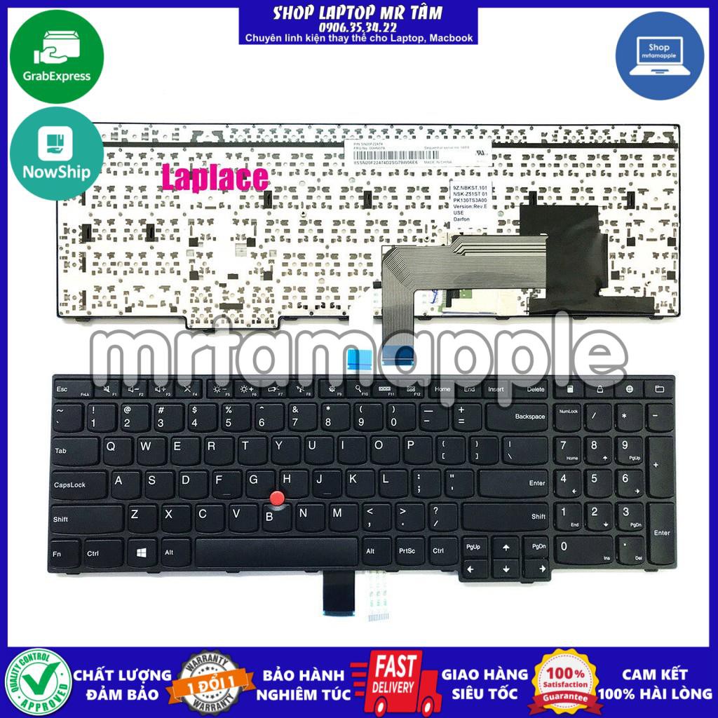 (KEYBOARD) BÀN PHÍM LAPTOP LENOVO E560 dùng cho Thinkpad E550 E555 E560 E565