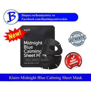 [AUTH] Mặt nạ giấy hồi phục da Klairs Midnight Blue Calming Sheet Mask