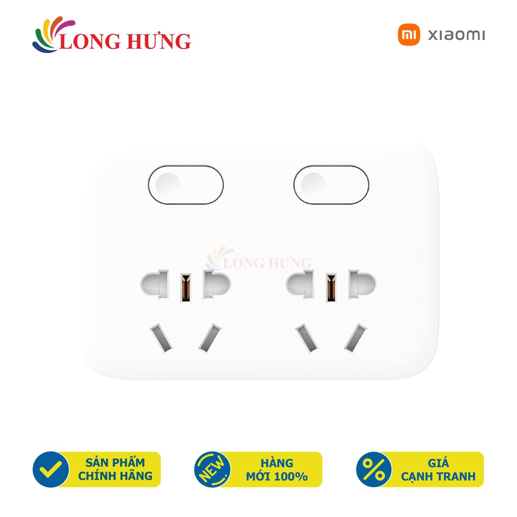 Ổ cắm điện Xiaomi Mijia Power Strip 2 cổng MJZHQ2-02QM/03QM - Hàng nhập khẩu