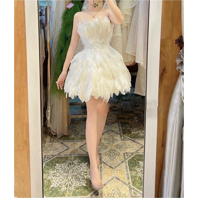 ❤️ ĐẦM XOÈ CUP PHỐI LÔNG CỰC XINH 💐💐 345k