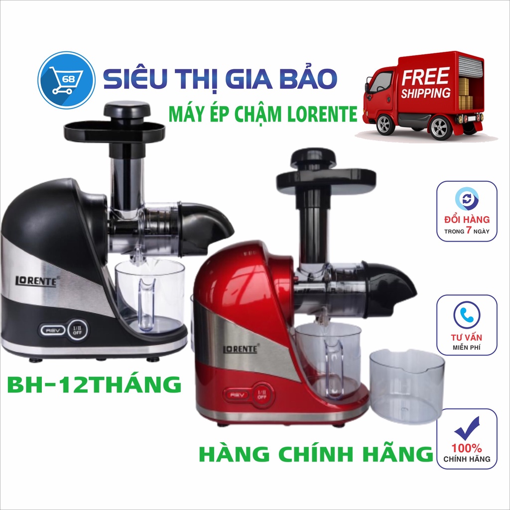 [Mã ELHA22 giảm 6% đơn 300K] Máy ép chậm trục ngang Lorente LT - 2066- máy ép trục ngang siêu khỏe