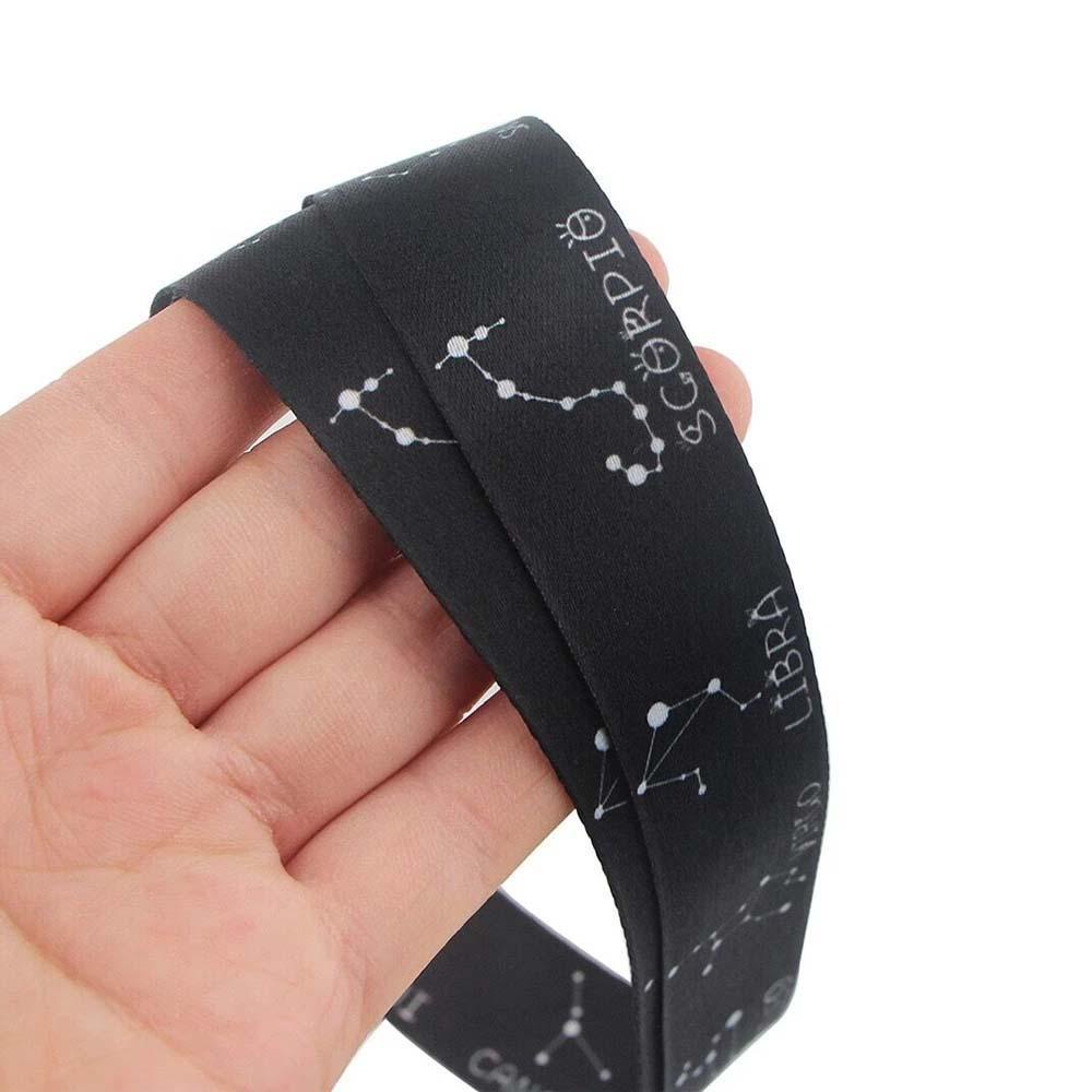 Dây Đeo Điện Thoại / Thẻ ID / Máy Ảnh In Hình 12 Cung Hoàng Đạo Độc Đáo