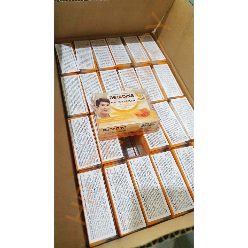 Xà Phòng Kháng Khuẩn Tự Nhiên BETADINE NATURAL DEFENSE Thái Lan (110 gr) | BigBuy360 - bigbuy360.vn