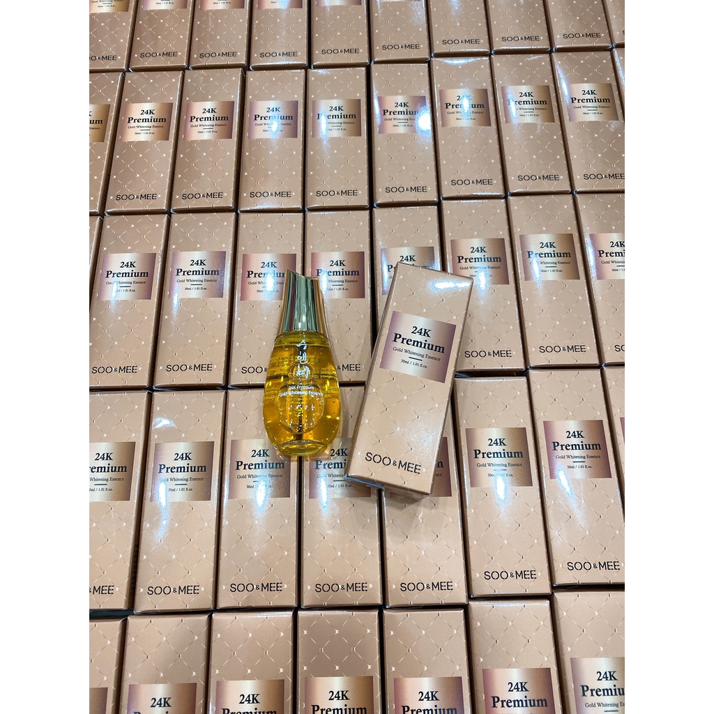 Serum Vàng 24k Soo &amp; Mee Premium Gold Whitening Essence Hàn Quốc 30ml