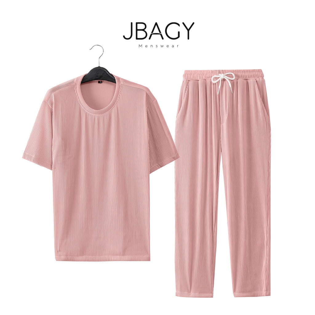 Đồ bộ form rộng chất liệu tăm Hàn dệt cao cấp thương hiệu JBAGY - JB01