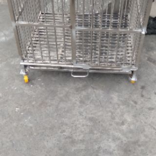 Chuồng chó inox 70*80*80 SHIP HỎA TỐC TPHCM