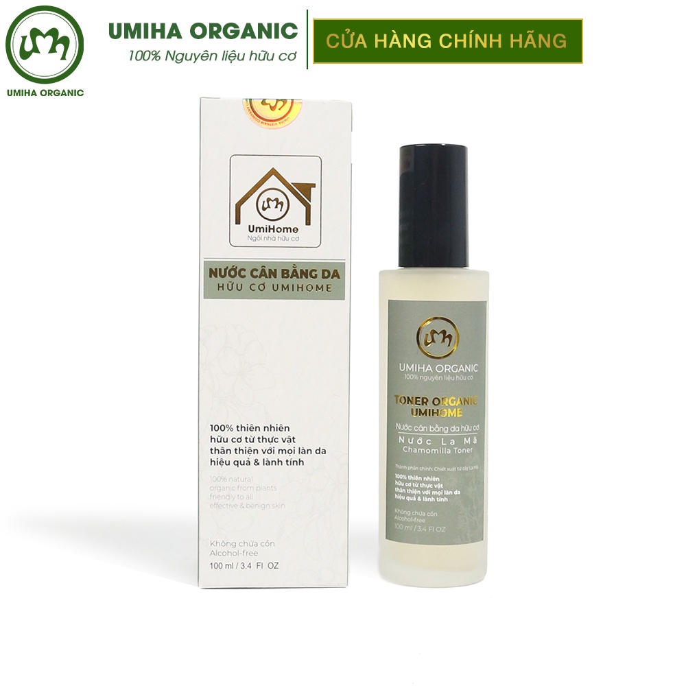 Toner Hoa Cúc La Mã Hữu Cơ Umiha Organic 50/100ml | Giúp Cấp Ẩm Cân Bằng Da Hiệu Quả