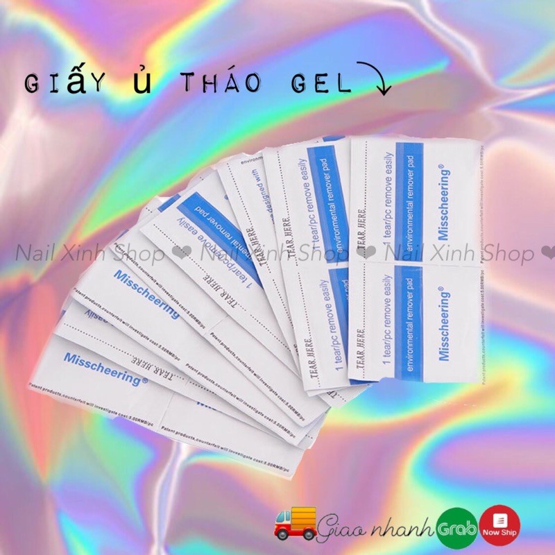 Giấy ủ tháo sơn gel dễ dàng